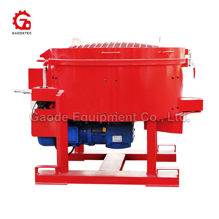 GAODETEC GRM500 Durable Refractory Pan Mixer With Wear-Resistant Liners